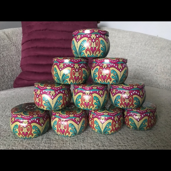 Decorative tin container - Picture 4 of 8